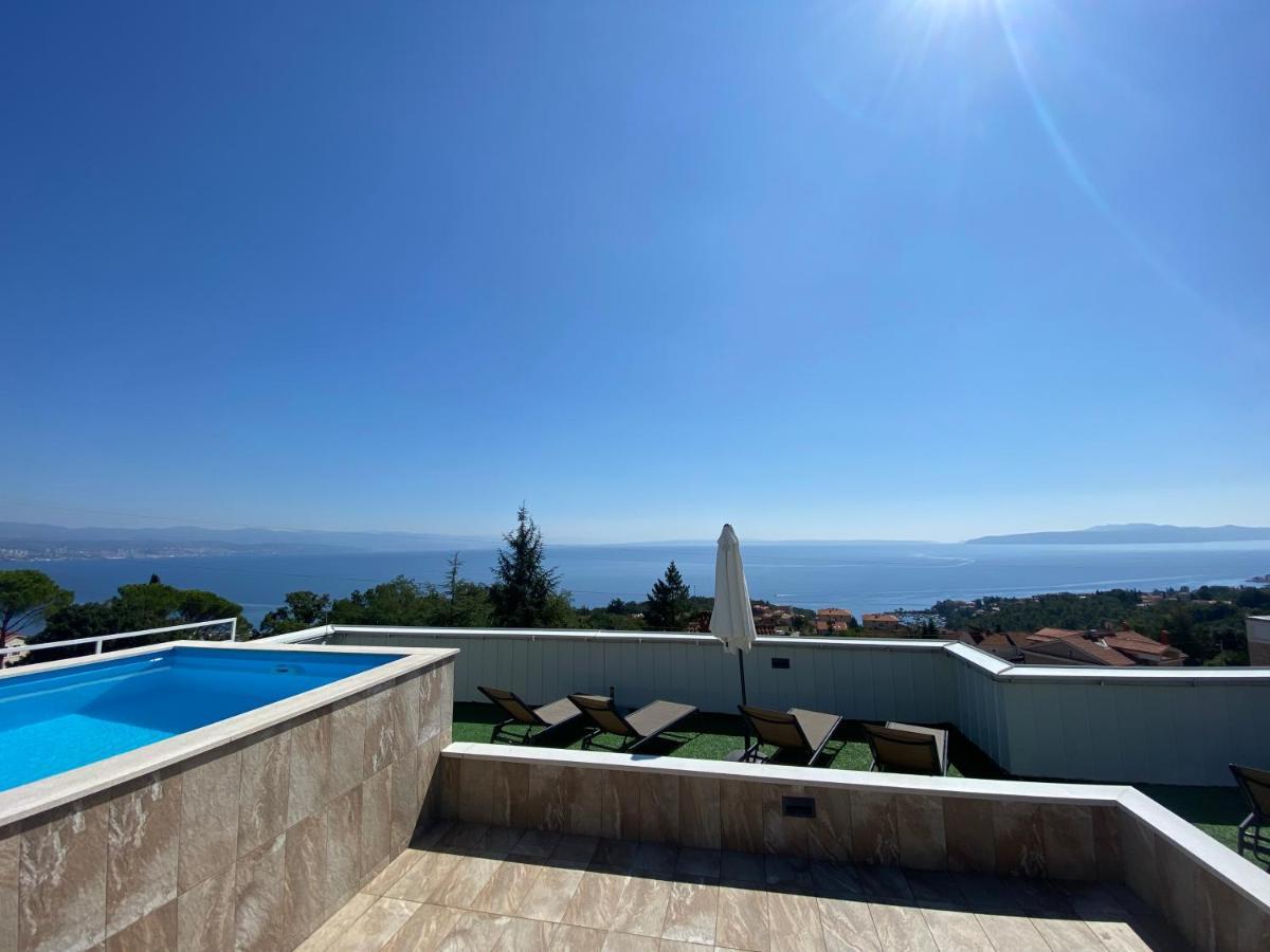 Apartment Mara Opatija With Rooftop Swimming Pool Ičići Eksteriør bilde